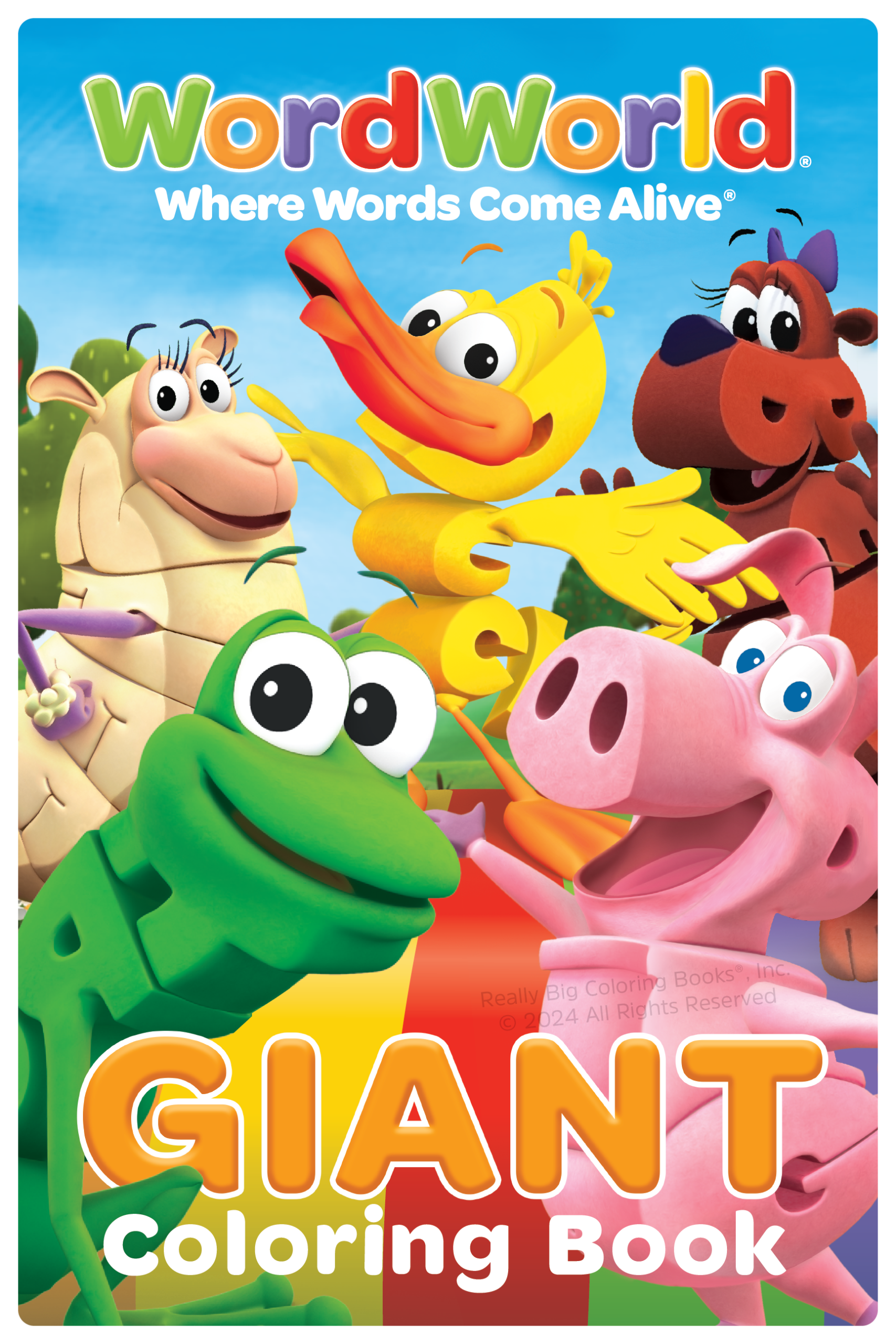 WordWorld Giant Coloring Book 12 x 18.